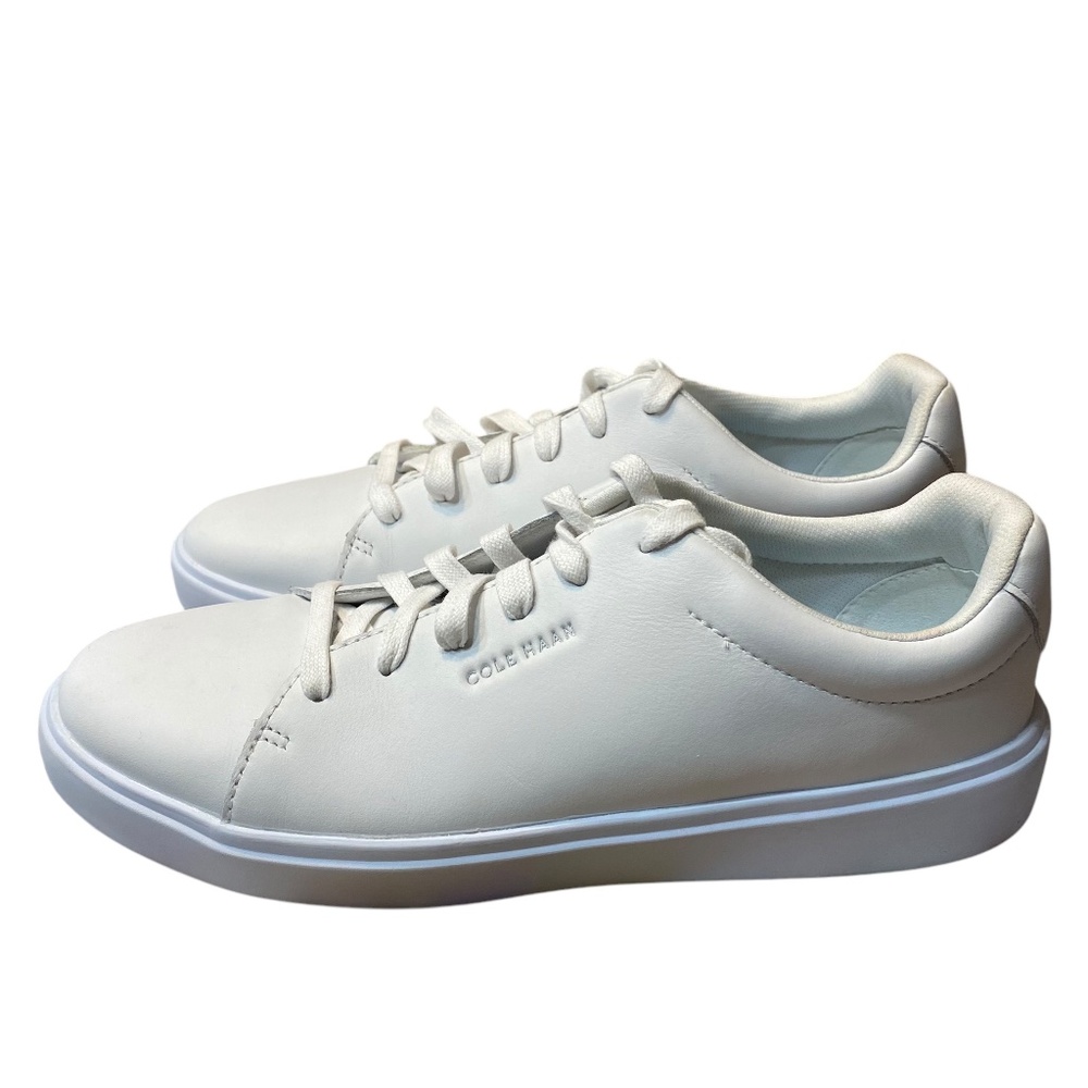 Cole Haan Grand Crosscourt Sneakers Women's White Leather Lace Up Comfort 9.5 B